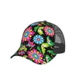 thumbnail image 6 of Lsque Vector Mexican Otomi Style Bright Printed Trucker Hat - Baseball Cap for Men Women - Breathable Mesh Side, Adjustable Fit - for Casual Wear, 6 of 7