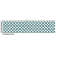 thumbnail image 3 of Ambesonne Art Nouveau Fabric by the Yard Upholstery, Retro Curves Tile, 2 Yards, Teal and White, 3 of 5