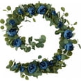 thumbnail image 6 of Lifelike Peony Peony Rose Artificial Garland Realistic Greenery Vine With Mixed Plant Wreath For Home Wall Wedding Decor & Bendable Indoor Outdoor Hanging Decoration, 6 of 6