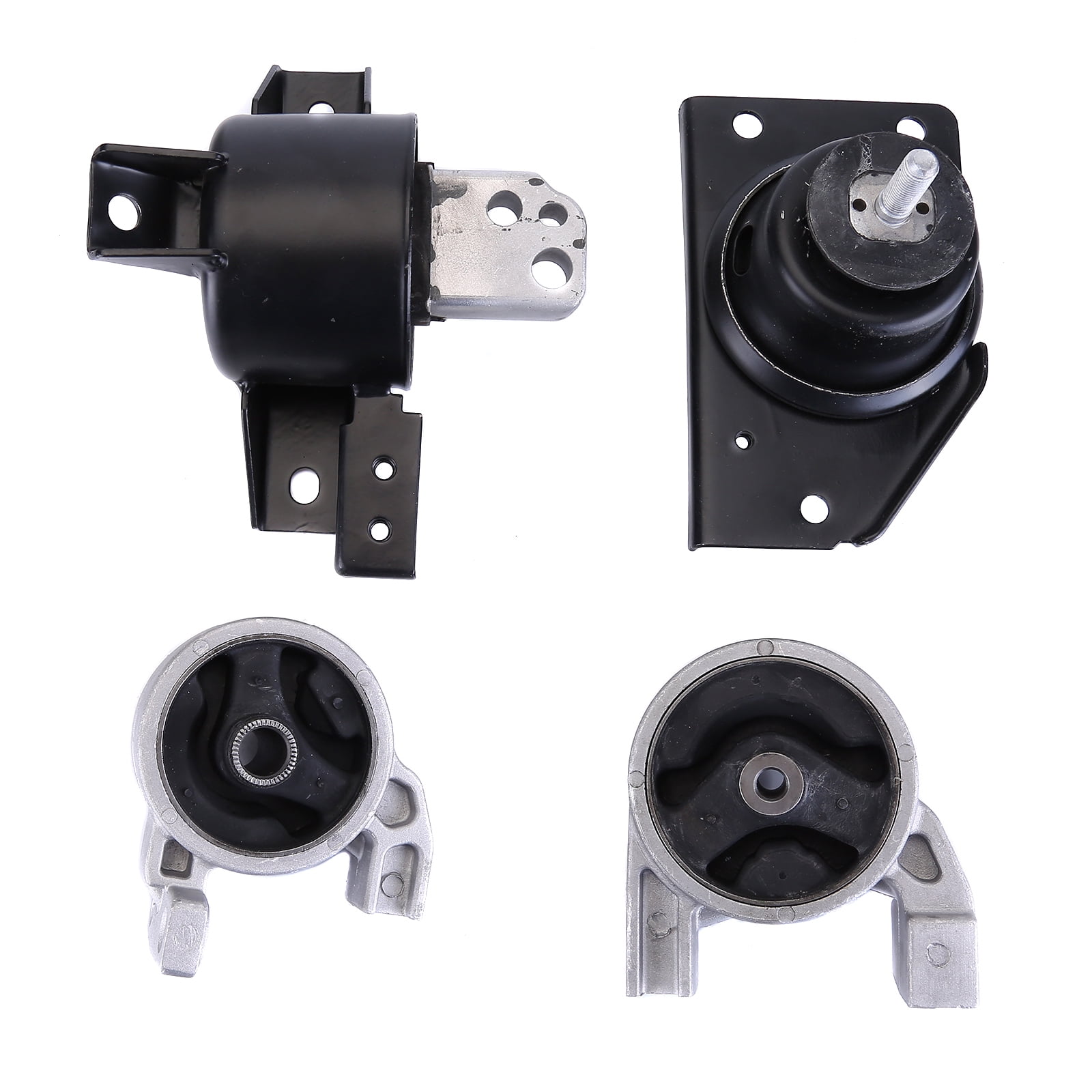 Guwzn Engine Motor & Trans Mount 4PCS Set Compatible for 06-11 Hyundai Accent 1.6L A/T