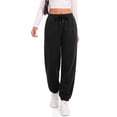 thumbnail image 4 of Fantaslook Fleece Lined Sweatpants for Women High Waisted Winter Baggy Pants with Pockets Drawstring Elastic Waist Joggers, 4 of 10