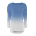 thumbnail image 4 of Bovemsi Womens Sweaters Casual Solid Long Sleeve Jumper Blouse Fall Sweaters, 4 of 5