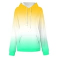 thumbnail image 3 of ChaoHeng Womens Graphic Sweatshirts Free Shiping 50% Off Clear,Women Fashion Retro Loose Casual Long Sleeve Hoodie Sweatshirt Tops Blouse,Green,S, 3 of 4