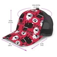 thumbnail image 2 of Lsque Cute Dog Printed Trucker Hat - Baseball Cap for Men Women - Breathable Mesh Side, Adjustable Fit - for Casual Wear, 2 of 7