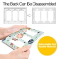 thumbnail image 4 of Yayeee Rocker Switch Wall Plate 3-Gang 6.5"x4.6" Home Decorative Outlet Cover, Space Patterns, 4 of 6