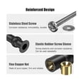 thumbnail image 3 of Toilet Seat Hinge Bolts Kit, Expanding Rubber Screws Stainless Steel Quick Release Top Fixing Part For Replacement, Easy Installation, 3 of 5