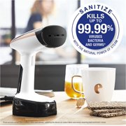 Rowenta, Steamer for Clothes, Access Steam Handheld Steamer, 15 Second Heatup, 4 Ounce Capacity, 1150 Watts, Portable, Ironing, Travel Must Have, White Clothes Steamer, DR3030