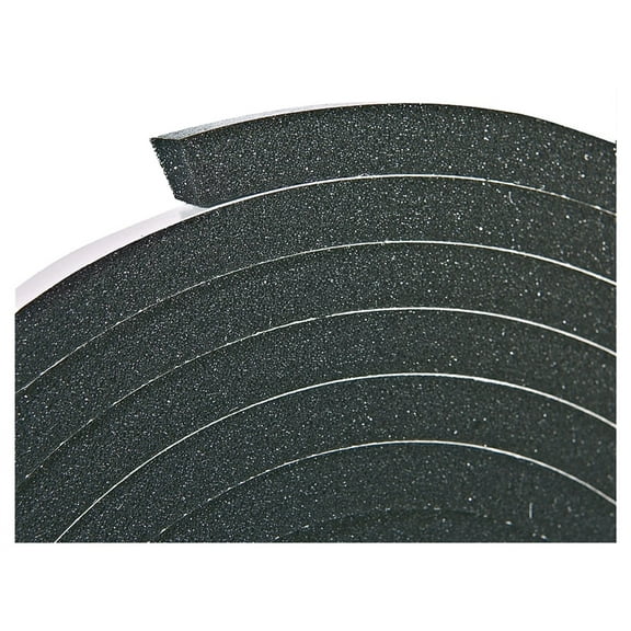 FROST KING Spnge Rubber Foam Tape,3/8Inx10 ft,8 mi R538H