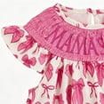 thumbnail image 5 of JUMEYU Newborn Infant Baby Girl Clothes Short Sleeve Baby Bodysuits Made from Soft Material 0 3 6 9 12 18 24 Months (Pink,12-18 Months), 5 of 7