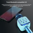 thumbnail image 3 of Xinyolin DS878 Wireless Microphone Five Sound Modes Support U Disk/TF Card Metal 4 in 1 Bluetooth compatible Condenser Mic Music for Boys Girls, 3 of 8