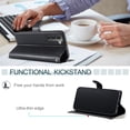 thumbnail image 3 of Samsung Galaxy S22 Plus 5G Étui, Portefeuille en Cuir Pu Couverture Rabattable Support Magnétique, 3 of 5
