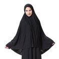 thumbnail image 2 of Colección Musulmana Hijab Khimar Pañuelo para Mujeres, Banderas de Estilo Largo en 12 Colores, Poliéster Suave para el Uso Diario Modesto, 2 of 9