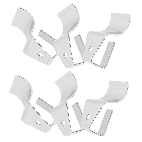 WHAMVOX  Siding Clips for Hanging Outdoors Vinyl Hooks Heavy Items Silver