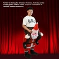 thumbnail image 4 of Santa Costume, Party Fancy Dress Funny Father Christmas Riding Inflatable Show Party Cosplay Role Playing Props, 4 of 8