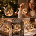 thumbnail image 5 of Lighted Christmas Ball Ornaments Battery Operated LED Glowing Xmas Tree Baubles For Holiday Window Ceiling Decor, 5 of 8