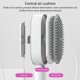 thumbnail image 4 of Peine Con Cojín De Aire, Cepillo Para El Cabello Autolimpiante, Dientes De Alta Densidad, Peine Redondeado, Fácil De Limpiar Para Masaje Del Cuero Cabelludo Para Cabello Seco, 4 of 7