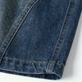 thumbnail image 3 of Tiijoy Boys Baggy Jean Shorts Wide Leg Elastic Waist Denim Shorts Toddler Jorts, Sizes 4-5, 3 of 7