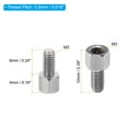 thumbnail image 2 of Uxcell M3x4mm+6mm Male-Female Hex Standoff Screws, Stainless Steel PCB Standoffs for Motherboards, 20 Pack, 2 of 4