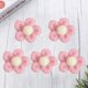 thumbnail image 2 of 5 broches de fieltro con forma de flor, adorables alfileres para el pecho, para niños, para ropa (rosa), 2 of 7