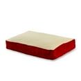 thumbnail image 5 of Happy Hounds Buster Sherpa Rectangle Pillow Style Dog Bed, Crimson, Extra Small (24 x 18 in.), 5 of 8