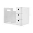 thumbnail image 3 of Organizador de almacenamiento de escritorio de gran capacidad de almacenamiento ordenado Mango de diseño Organizador de oficina para Office Home ClassroomWhite, 3 of 8