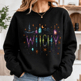 thumbnail image 5 of Halloween Shirt, Witchy Black Cat Sweatshirt, Magical Potion Hoodie, Spooky Gothic T-Shirt, Halloween Gift for Witches and Cat Lovers, 5 of 9