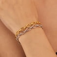 thumbnail image 2 of Stainless Steel Linked Infinity Charms Chain Style Bracelet, 2 of 11