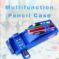 thumbnail image 6 of Pop Up Multi Function Pencil Case, Cute Cartoon Pen Box Organizer  Stationery, Sharpener, Schedule, Whiteboard（Blue）, 6 of 6