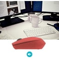 thumbnail image 3 of Multi-device Silent Bluetooth Mouse Can Easily Switch Up To 3 Devices Wireless Noise-free Ergonomic Optical Mouse, Red, 3 of 10