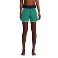 thumbnail image 3 of Lands' End Women's 5" Quick Dry Elastic Waist Board Shorts Swim Cover-up Shorts with Panty, 3 of 3