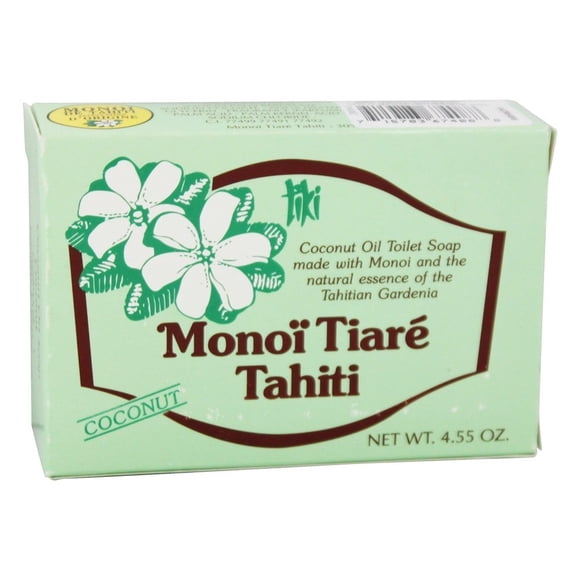 Monoi Tiare Tahiti - Coconut Oil Soap Bar Coconut - 4.55 oz.