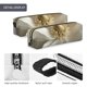 thumbnail image 4 of Disketp Elegant Ivory Flower Estuche de Lápices de Cuero con Cierre, Estuche Compacto para Papelería, Bolígrafos y Accesorios Pequeños, 4 of 7