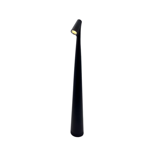 yeacher Lampe de Bureau Moderne à DEL avec Commande Tactile, Recharge USB‐C et Luminosité Réglable - Design Compact Noir