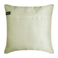 thumbnail image 3 of Throw Pillow Cover, Ivory Shams, Textured Ribbon Pillow Shams, 24x24 inch (60x60 cm) Pillow Sham, Square Silk Pillow Shams, Modern Pillow Shams, Solid Color - Thats Satin Ribbon, 3 of 3