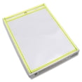 thumbnail image 6 of C-Line, CLI43916, Neon Colored Stitched Shop Ticket Holders, 1 Each, Clear, Neon Yellow, 6 of 6