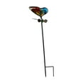 thumbnail image 5 of Vsenkes Butterfly Garden Stake Decorative Garden Decor for Courtyard Walkway Pathway Orange and Blue, 5 of 9
