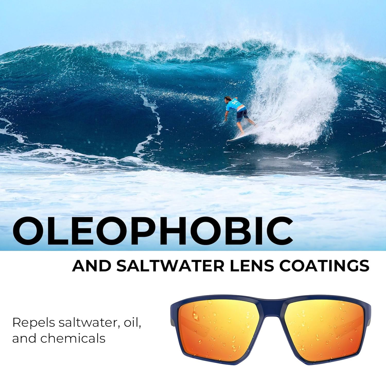 KastKing Polarized Sport Sunglasses, UV Protection Osage