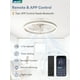 thumbnail image 3 of Ventilador de Techo LEDIARY 50 cm Regulable Blanco 110V con Control Remoto, 3 of 8