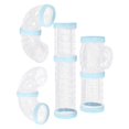 thumbnail image 1 of Dalazy 8Pcs Hamster Tubes Set Connected Tunnels DIY Plastic Training Tools Blue, 1 of 1
