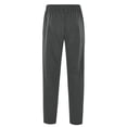 thumbnail image 2 of hajo pantalones de spa para hombres - pantalones de jogging, homewear, stay fresh, mezcla de algodón elástico, uni Antracita 5XL (5X-Large), 2 of 4