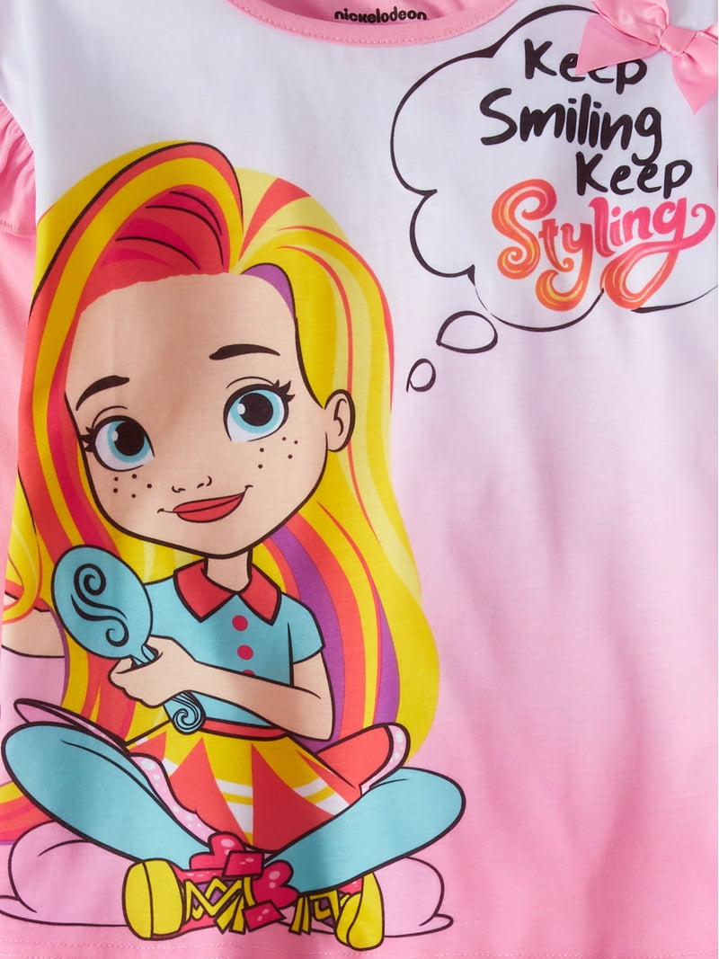 Sunny Day Girls' Poly 2-Piece Pajama Sleep Set - Walmart.com