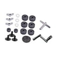 thumbnail image 4 of Milaget Kit de Remplacement de Feutres Cymbales 20 Pcs, Gris, 4 of 9