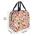 thumbnail image 4 of Kdxio Fall 70s Groovy Hippie Print Insulated Lunch Bag,Reusable Tote Lunch Box for Women Men,Leakproof Cooler Lunch Bags for Work Office Travel Picnic, 4 of 6