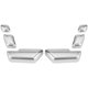 thumbnail image 3 of 12X para C E ML Botón de Ajuste de Asiento del Coche Cubierta del Interruptor Pegatina Decorativa Accesorios de Ajuste, 3 of 5