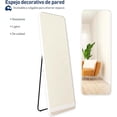 thumbnail image 2 of Espejo de Piso Bluelander Cuerpo Completo con Soporte y Marco de Aluminio 160 x 50 cm Blanco, 2 of 5