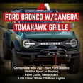 thumbnail image 2 of AMERICAN MODIFIED Grille w/ Lights for 21-24 Ford Bronco w/ Front Camera, 2 of 11