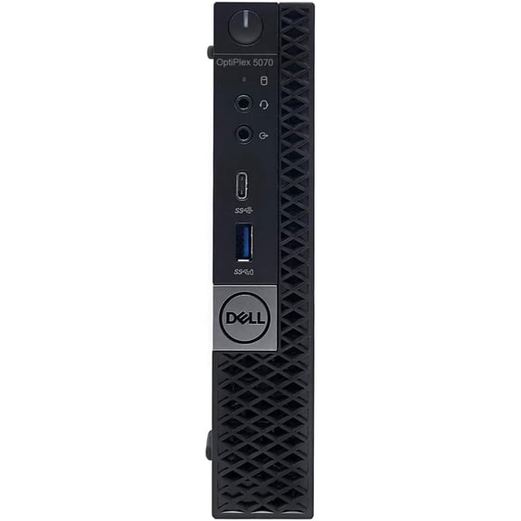 Restored Dell OptiPlex 5070 Micro Desktop – Intel Core i3-9100T 9th Gen, 16GB RAM, 256GB SSD, Intel UHD Graphics 630, Windows 11 Pro