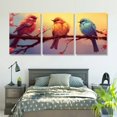 thumbnail image 5 of Ullo0ord  Wall Art  Painting Wall decoration Watercolor oil painting Animal poster canvas print Modern art Living Room Bedroom Bathroom Children's Room Home decoration  12x16x3pcs, 5 of 6