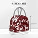 thumbnail image 2 of Fotbe Christmas Buffalo Plaid Bolsa de Almuerzo con Estampado, Lonchera Aislada, Contenedor de Comida Reutilizable Tipo Cooler a Prueba de Fugas, 2 of 6