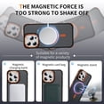 thumbnail image 4 of Allytechgroup Magnetic Case for iPhone 14 Pro Max with Camera Lens Kickstand, Support Wireless Charging Cover Phone Holder for Desk Meeting/Videos Matte Shockproof Back Cover Shell, Orange, 4 of 8